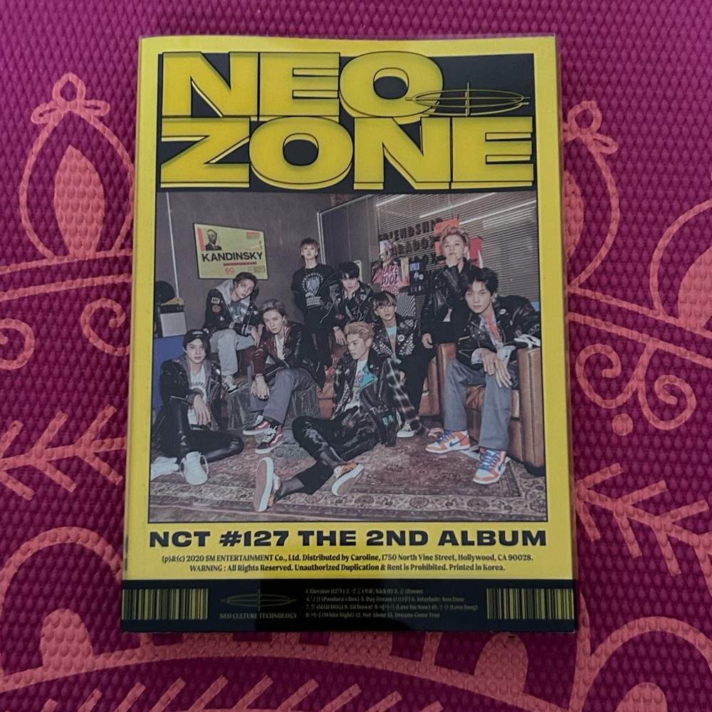 NCT 127 Neo Zone The 2nd Album *NO PHOTOCARDS*